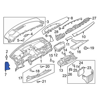 Nissan OE - Left Instrument Panel Side Cover