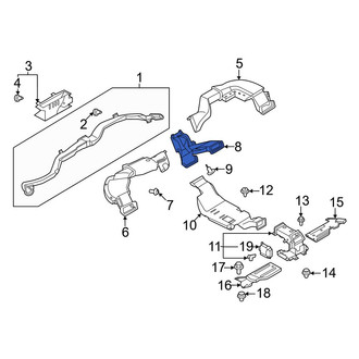 Nissan OE - Front Instrument Panel Air Duct