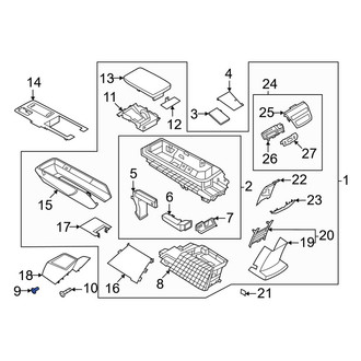 Nissan OE - Front Console Bolt