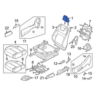 Nissan OE - Front Left Headrest