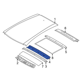Nissan OE - Center Roof Bow