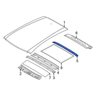 Nissan OE - Rear Roof Bow
