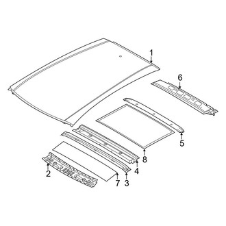 Nissan OE - Roof & Components (W/O Panoramic Roof)