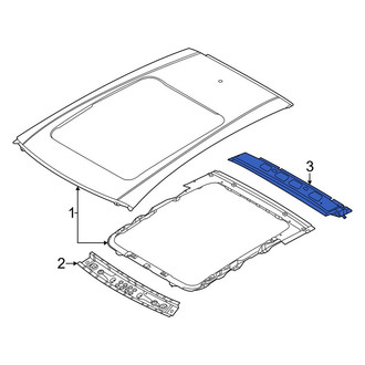 Nissan OE - Rear Roof Header Panel
