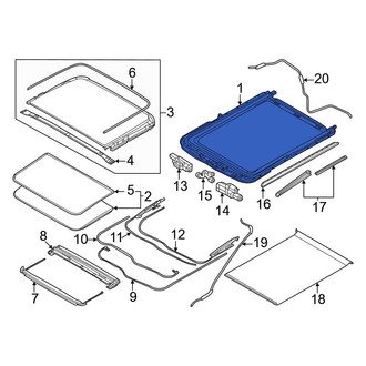 Nissan OE - Sunroof Frame