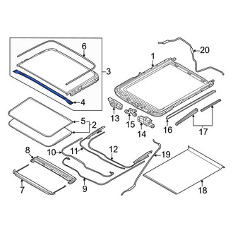Nissan OE - Sunroof Reinforcement