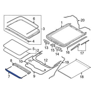 Nissan OE - Sunroof Deflector