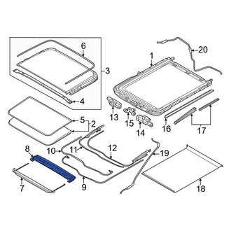 Nissan OE - Sunroof Drip Rail