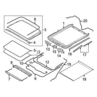Nissan OE - Roof - Sunroof