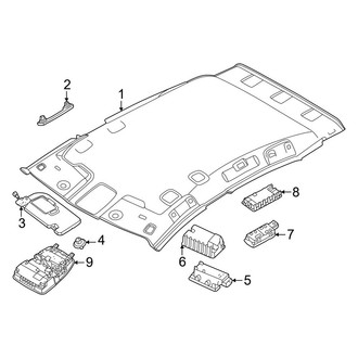 Nissan OE - Roof - Interior Trim (W/O Panoramic Roof)