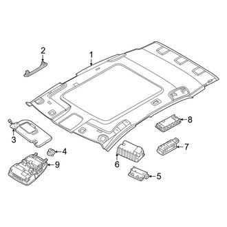 Nissan OE - Roof - Interior Trim (With Panoramic Roof)