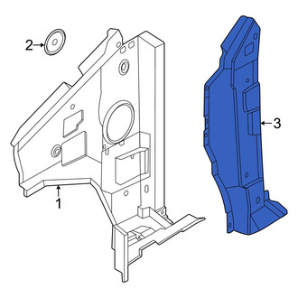 Nissan OE - Right Lower Body A-Pillar Reinforcement