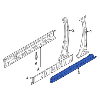 Nissan OE - Left Rocker Panel Reinforcement