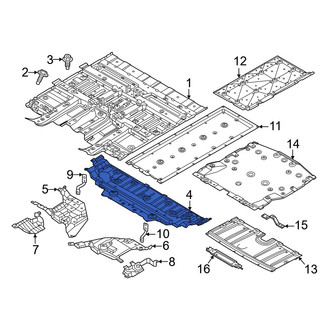 Nissan OE - Front Right Inner Radiator Support Splash Shield