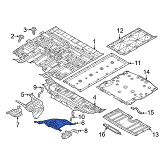 Nissan OE - Front Left Inner Radiator Support Splash Shield