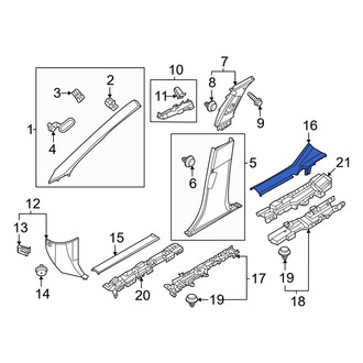 Nissan OE - Front Left Door Sill Plate