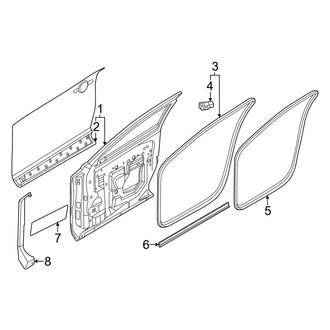 Nissan OE - Front Door - Door & Components