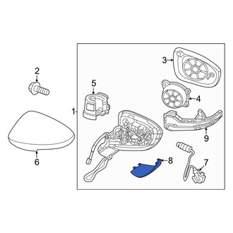 Nissan OE - Front Right Lower Door Mirror Cover