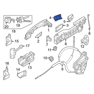 Nissan OE - Front Right Exterior Door Handle Cover