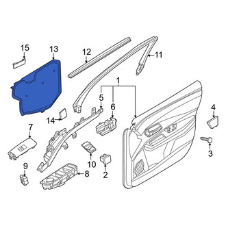 Nissan OE - Rear Left Door Access Cover