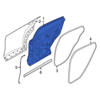Nissan OE - Rear Left Door Shell
