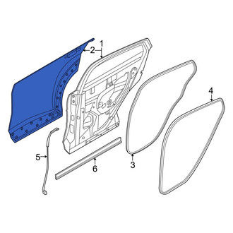 Nissan OE - Rear Left Outer Door Outer Panel