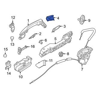 Nissan OE - Front Left Exterior Door Handle Cover