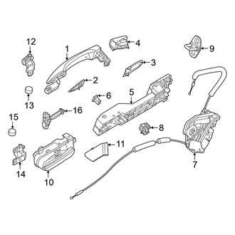 Nissan OE - Rear Door - Lock & Hardware