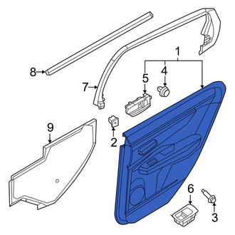 Nissan OE - Front Right Outer Door Outer Panel