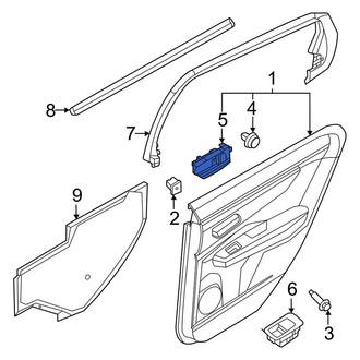 Nissan OE - Front Left Inner Interior Door Handle