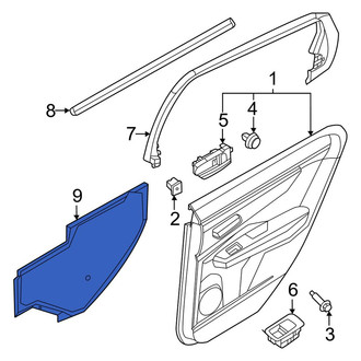 Nissan OE - Rear Right Door Access Cover