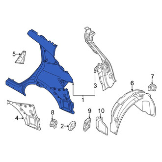 Nissan OE - Rear Left Quarter Panel
