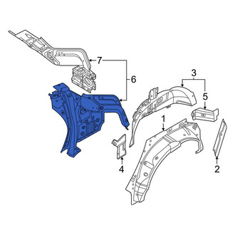 Nissan OE - Rear Left Quarter Panel Reinforcement