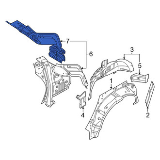 Nissan OE - Left Body D-Pillar Reinforcement