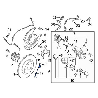 Nissan OE - Rear Right ABS Wheel Speed Sensor