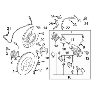 Nissan OE - Rear Suspension - Brake Components