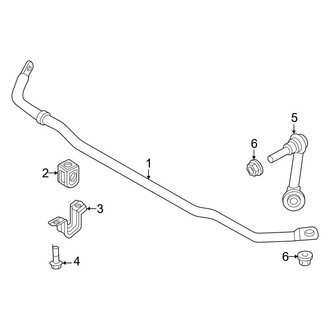 Nissan OE - Rear Suspension - Stabilizer Bar & Components (FWD)