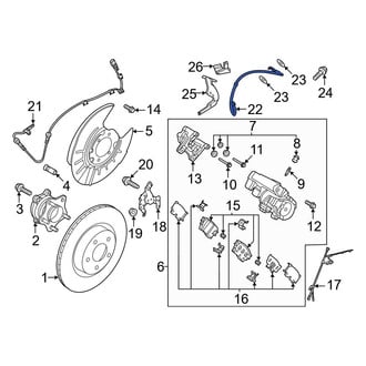 Nissan OE - Rear Left Brake Hydraulic Hose