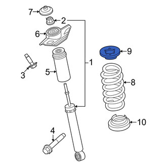 Nissan OE - Rear Upper Coil Spring Insulator