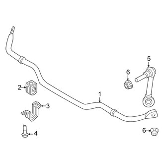 Nissan OE - Rear Suspension - Stabilizer Bar & Components (AWD)