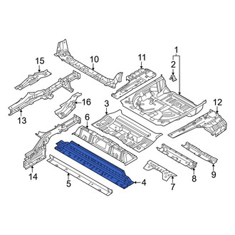 Nissan OE - Rear Floor Extension