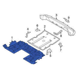 Nissan OE - Front Floor Pan Splash Shield