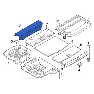 Nissan OE - Rear Floor Carpet