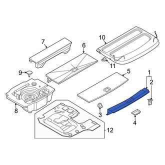 Nissan OE - Rear Liftgate Trim Scuff Plate
