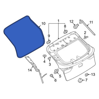 Nissan OE - Rear Hatch Seal