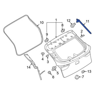 Nissan OE - Left Liftgate Lift Support