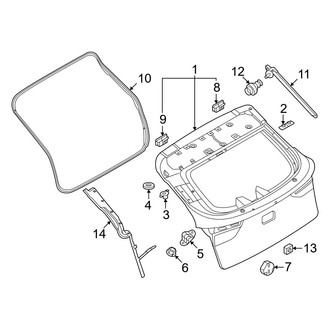 Nissan OE - Lift Gate - Gate & Hardware
