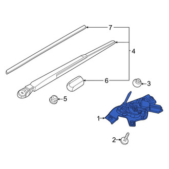 Nissan OE - Rear Wiper Motor