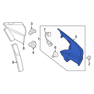 Nissan OE - Rear Left Tail Light Assembly