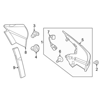 Nissan OE - Rear Left Tail Light Assembly